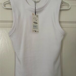 Zara White Tank Top